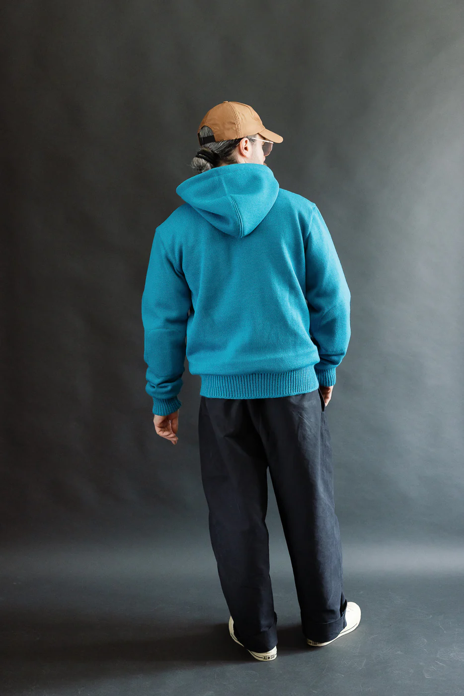 Dant Exclusive Full Zip Moto Hoodie - Aqua - Image 9