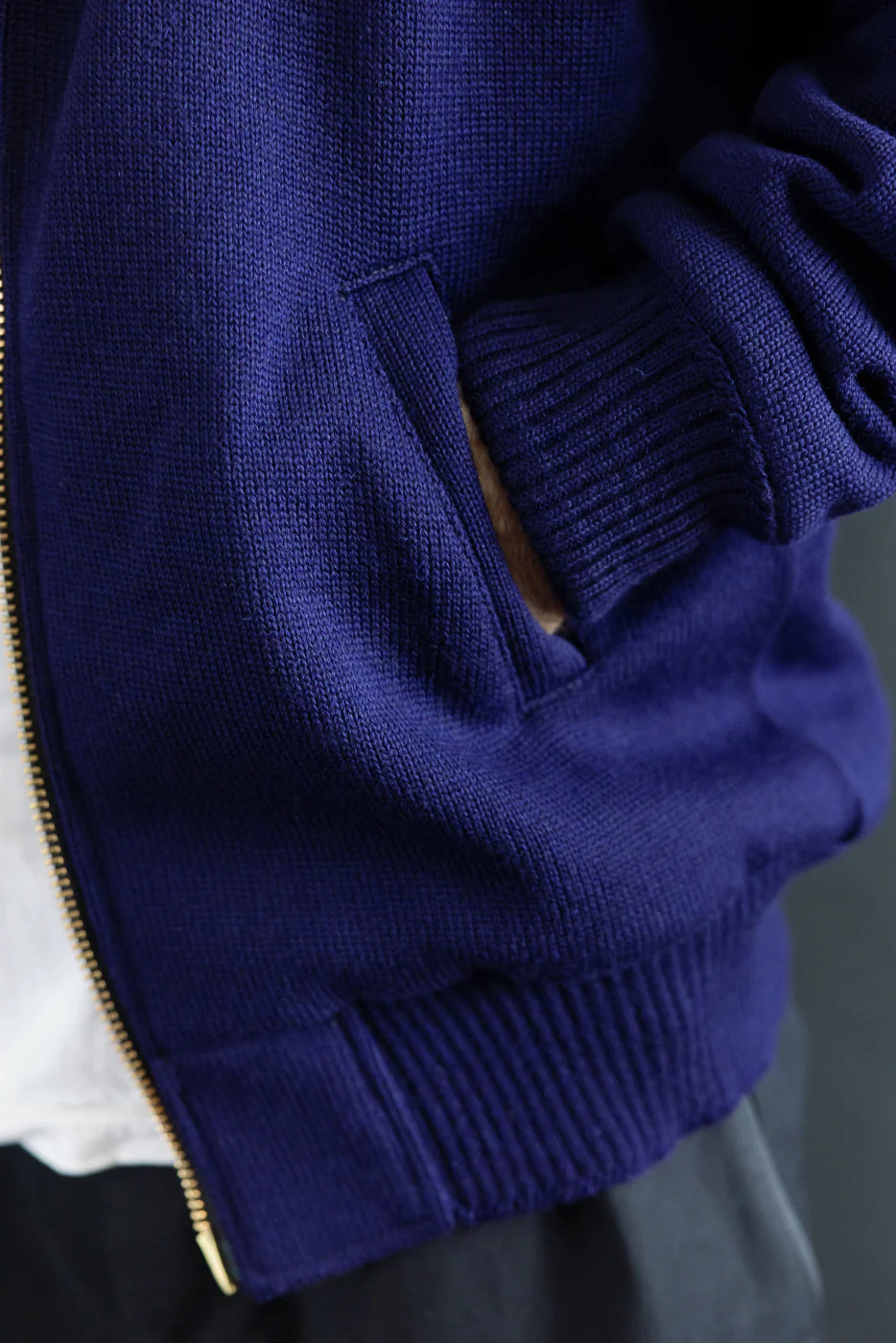Dant Exclusive Full Zip Moto Hoodie - Blurple - Image 22