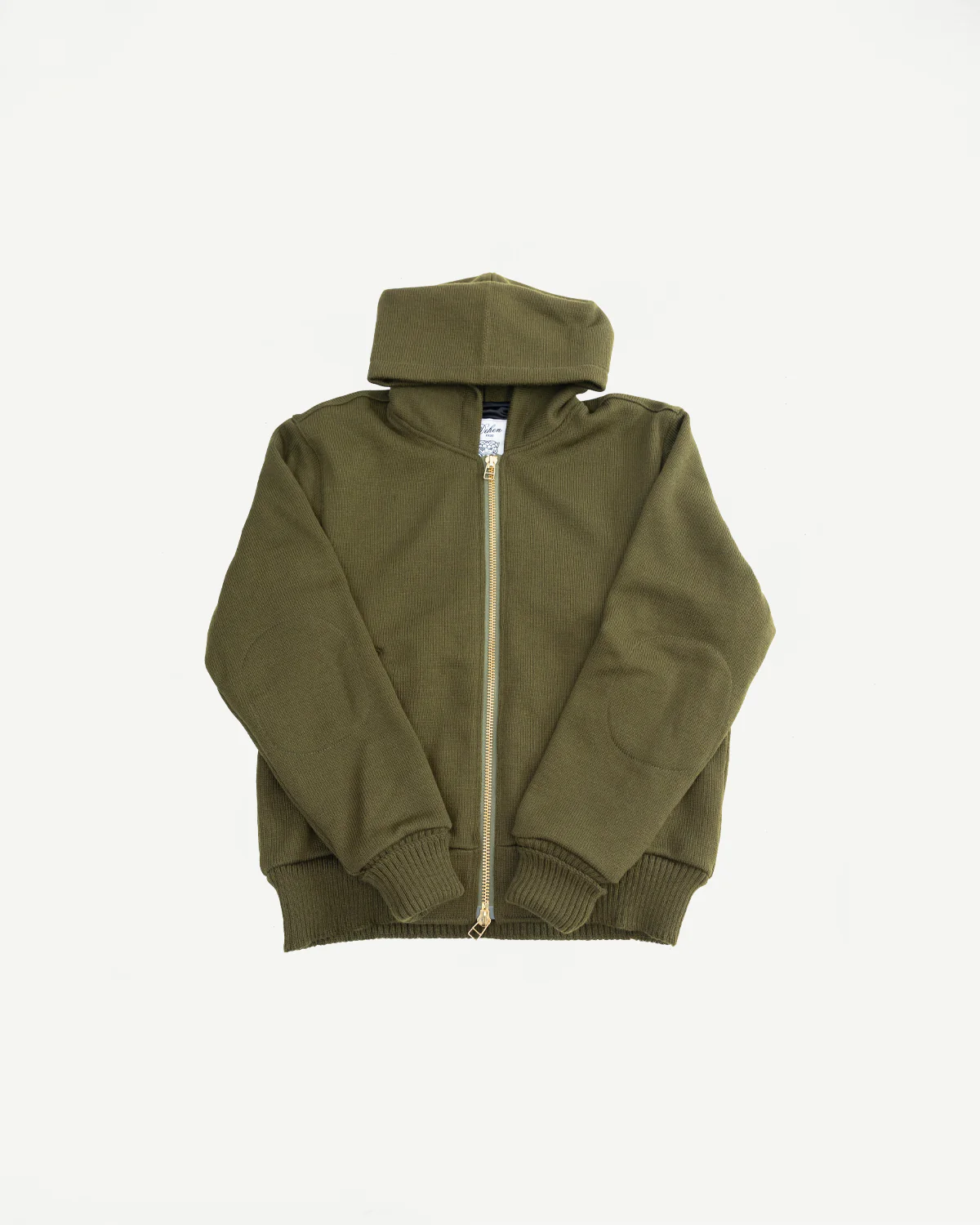 Dant Exclusive Full Zip Moto Hoodie - Loden