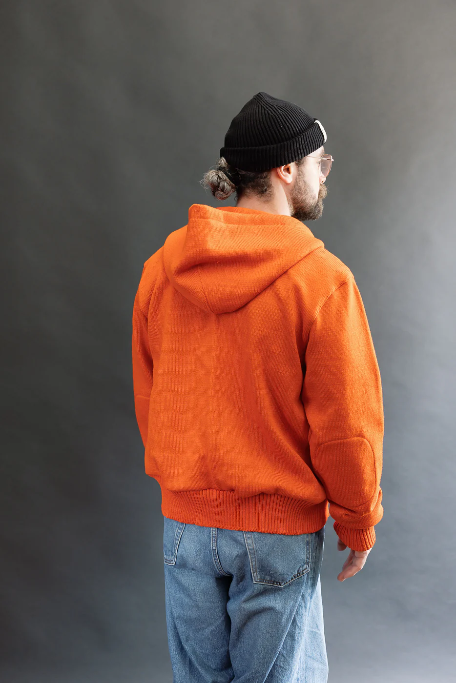 Dant Exclusive Full Zip Moto Hoodie - Safety Orange - Image 14
