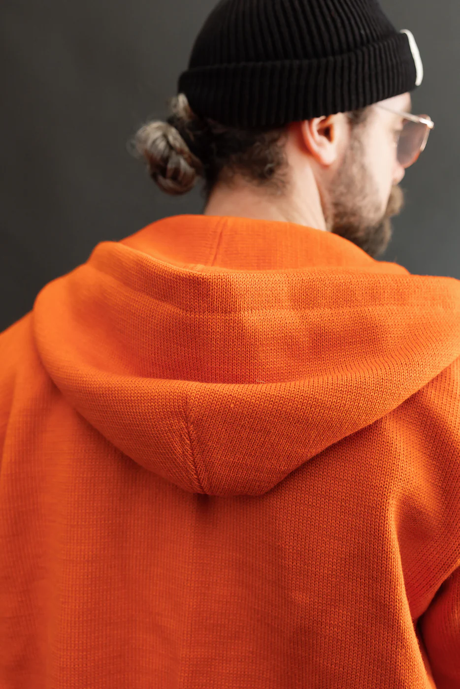 Dant Exclusive Full Zip Moto Hoodie - Safety Orange - Image 25