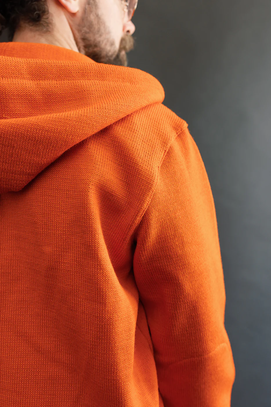 Dant Exclusive Full Zip Moto Hoodie - Safety Orange - Image 26