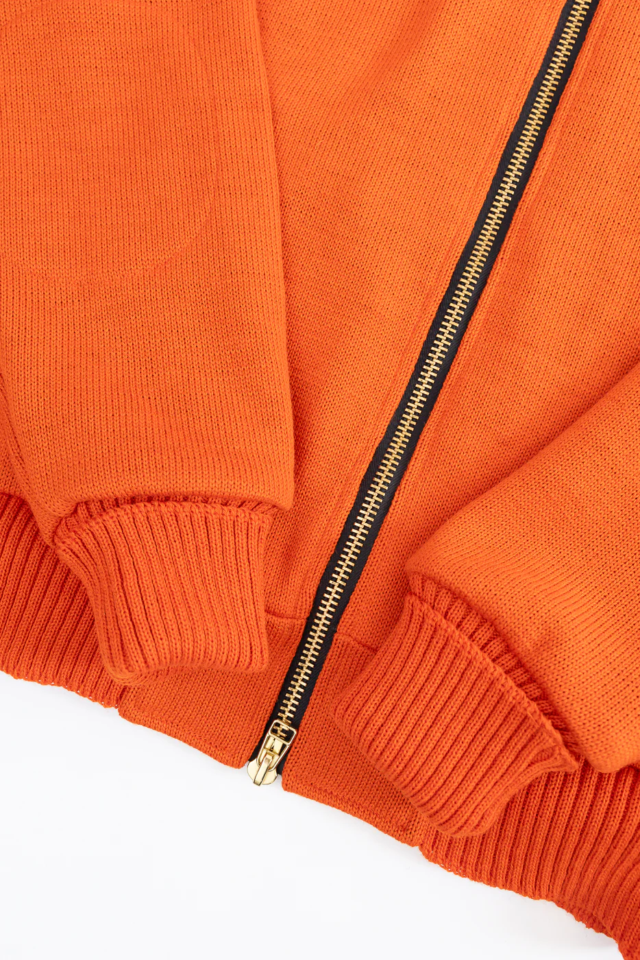 Dant Exclusive Full Zip Moto Hoodie - Safety Orange - Image 4