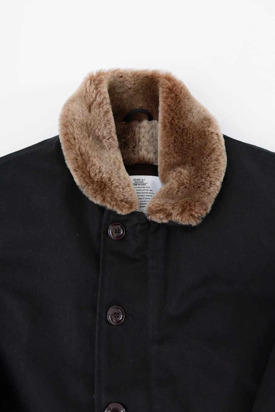Dant Exclusive N-1 Dry Wax Deck Jacket - Black HB, Kodiak - Image 2
