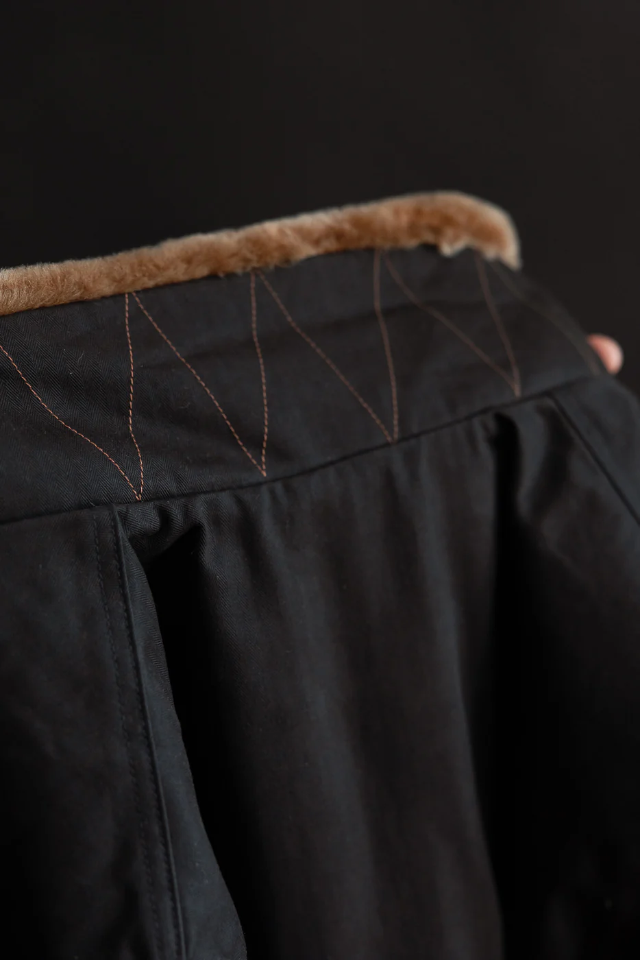Dant Exclusive N-1 Dry Wax Deck Jacket - Black HB, Kodiak - Image 28