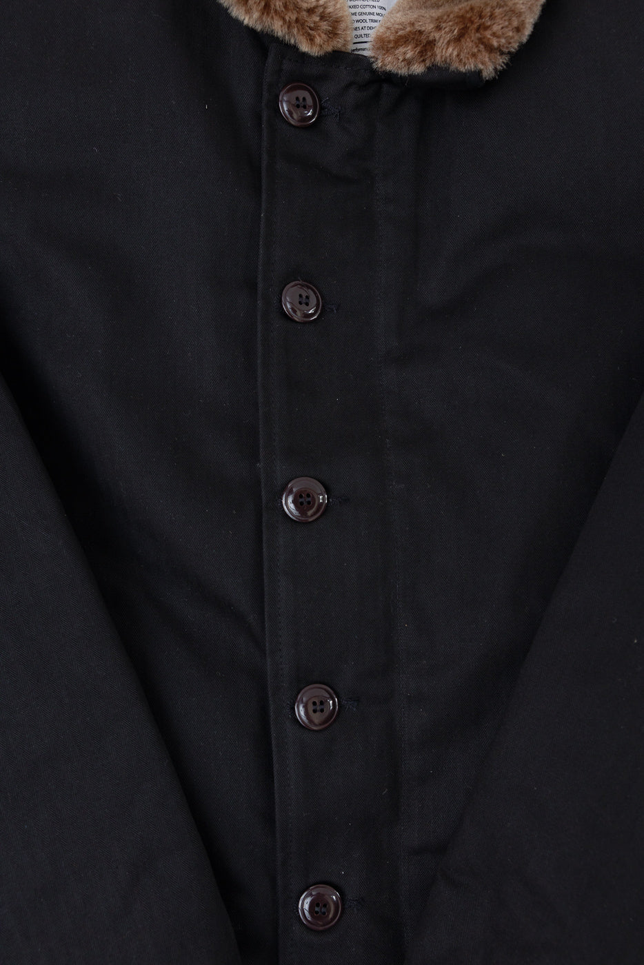 Dant Exclusive N-1 Dry Wax Deck Jacket - Black HB, Kodiak - Image 3