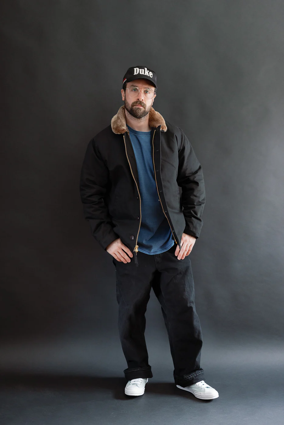 Dant Exclusive N-1 Dry Wax Deck Jacket - Black HB, Kodiak - Image 7