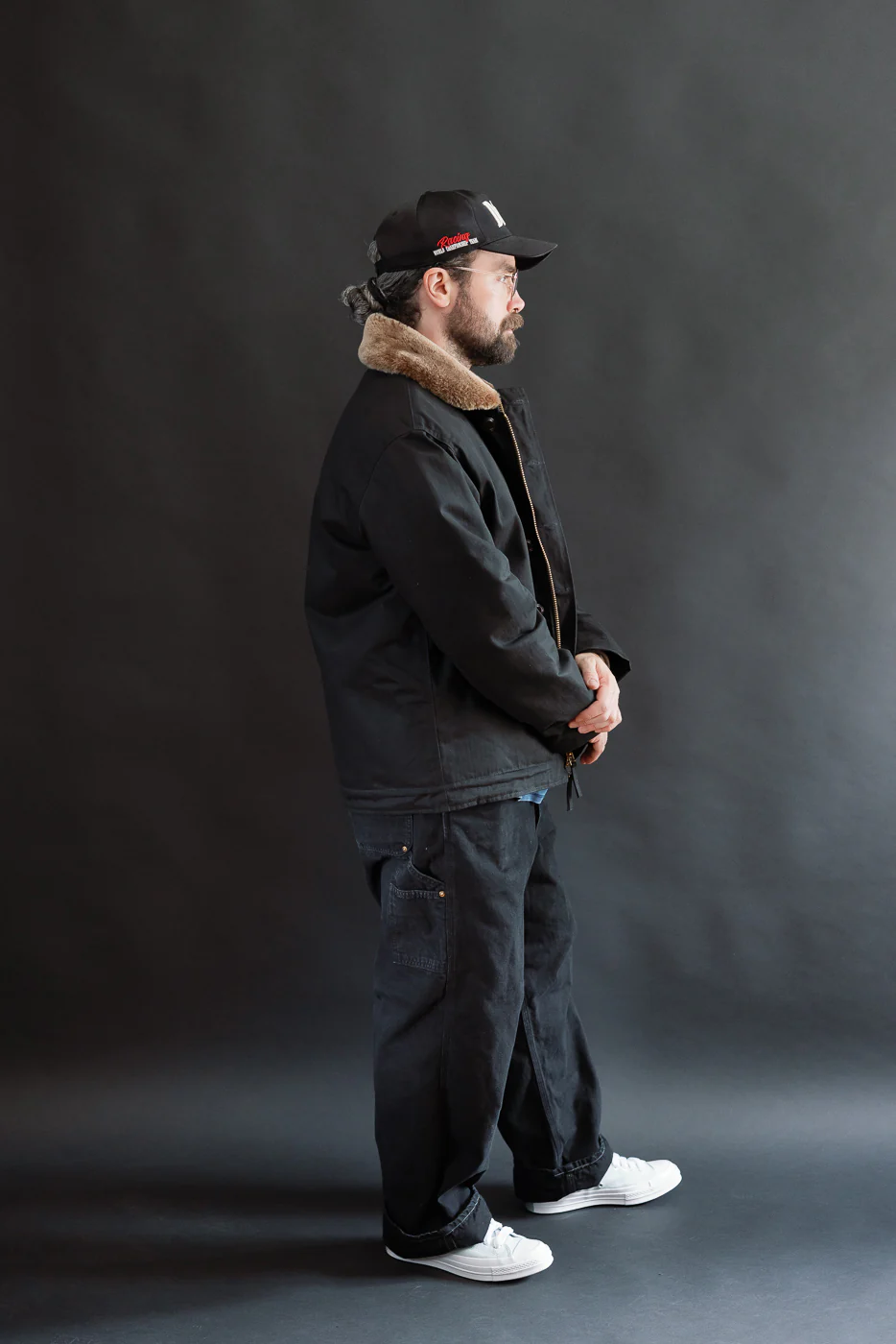 Dant Exclusive N-1 Dry Wax Deck Jacket - Black HB, Kodiak - Image 8