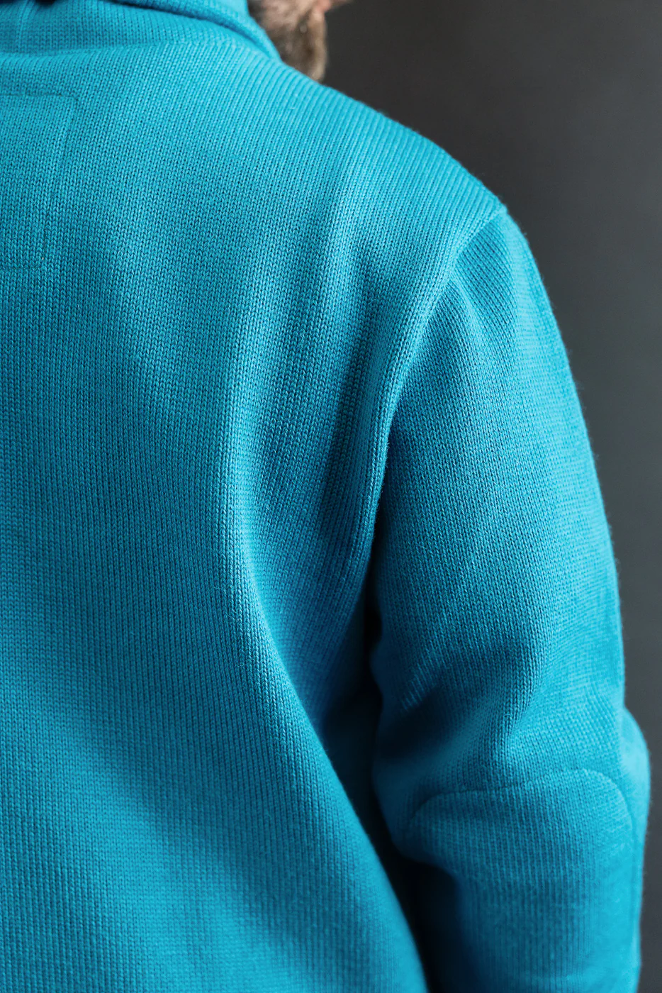 Dant Exclusive Shawl Sweater Coat - Aqua - Image 21