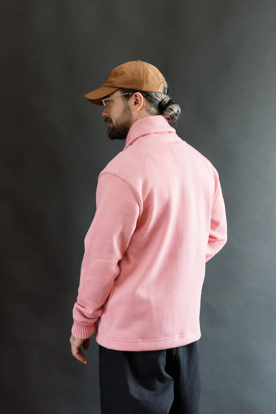 Dant Exclusive Shawl Sweater Coat - Bubblegum - Image 11