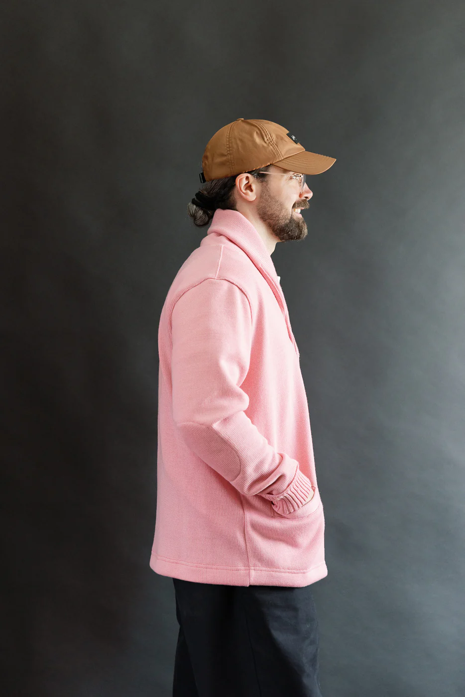 Dant Exclusive Shawl Sweater Coat - Bubblegum - Image 13