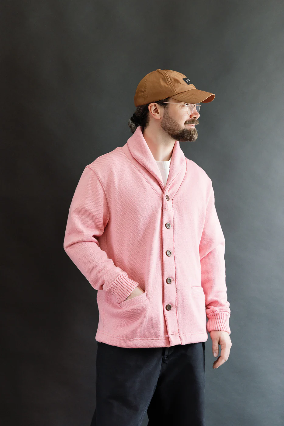 Dant Exclusive Shawl Sweater Coat - Bubblegum - Image 14