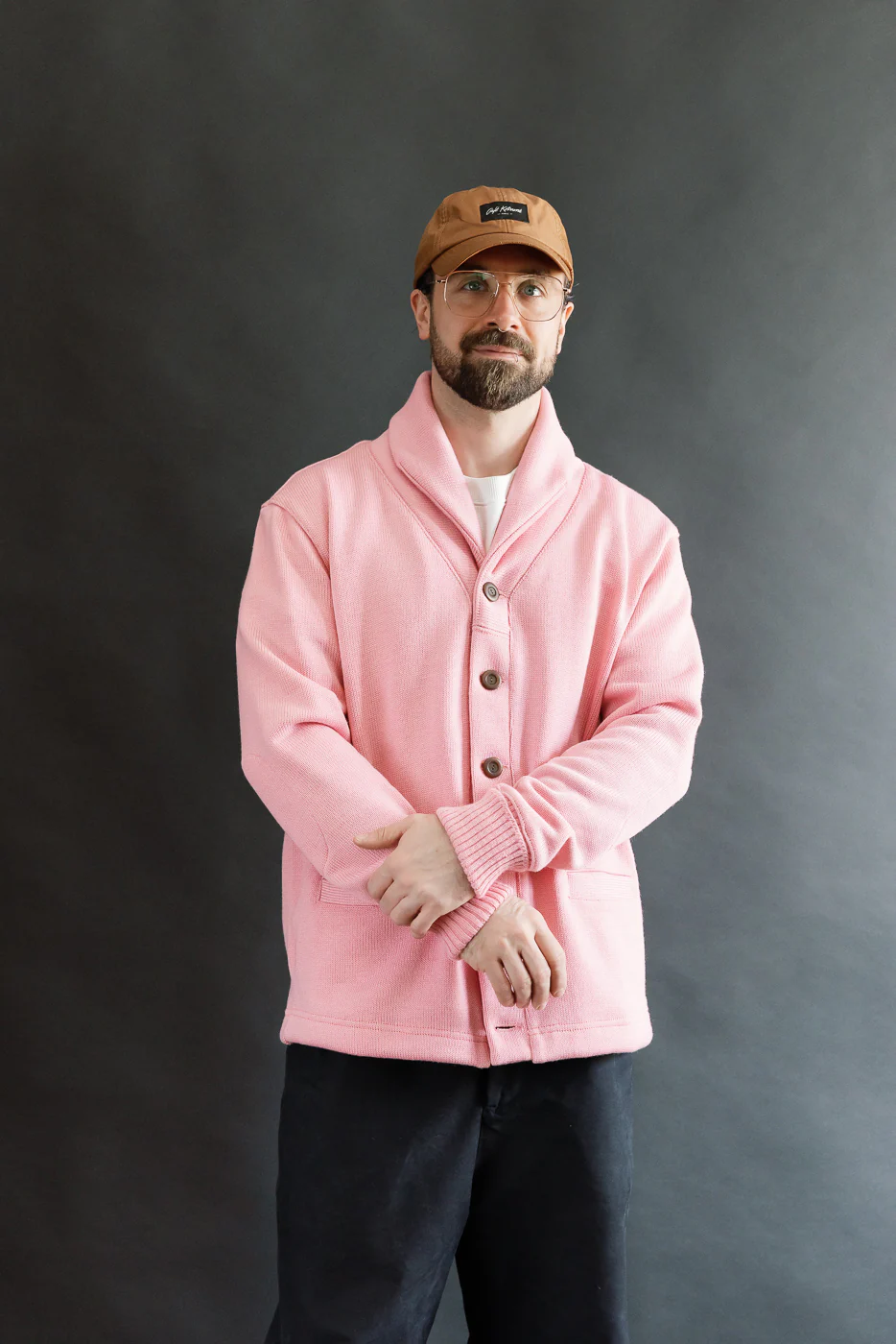 Dant Exclusive Shawl Sweater Coat - Bubblegum - Image 15