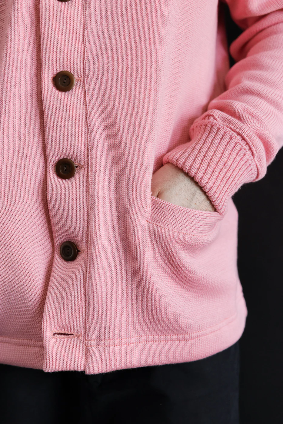 Dant Exclusive Shawl Sweater Coat - Bubblegum - Image 17