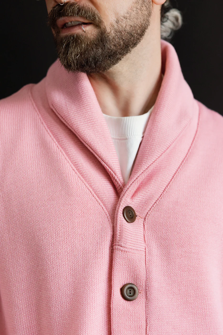 Dant Exclusive Shawl Sweater Coat - Bubblegum - Image 18