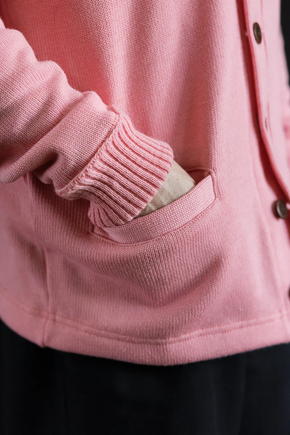 Dant Exclusive Shawl Sweater Coat - Bubblegum - Image 22