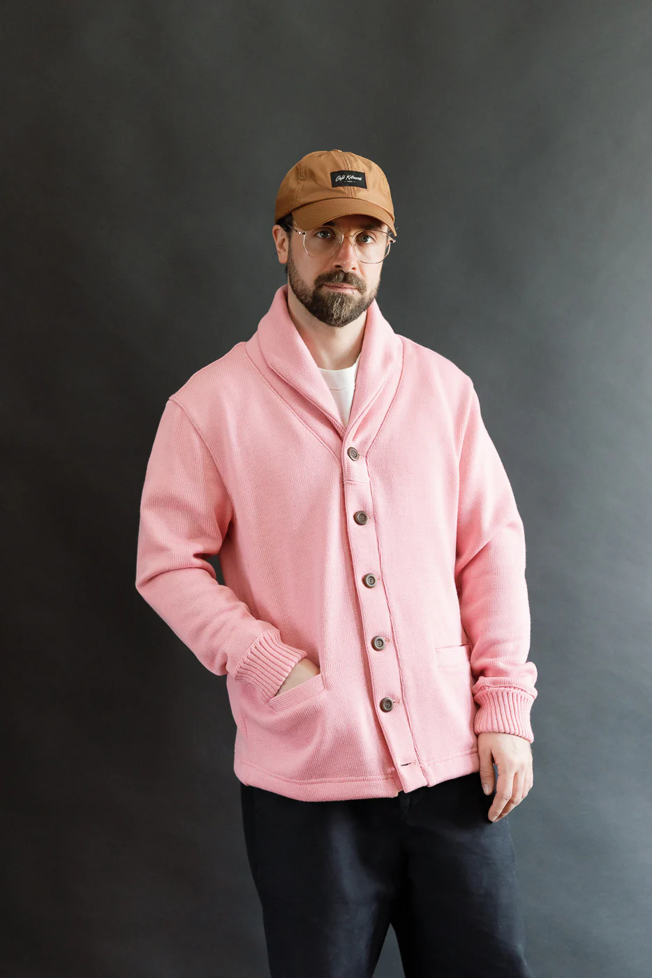 Dant Exclusive Shawl Sweater Coat - Bubblegum - Image 9