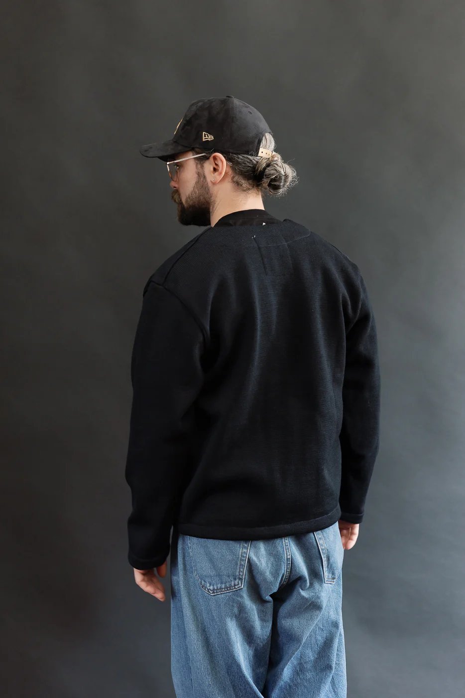 Dant Exclusive Slouchy Cardigan - Black - Image 12