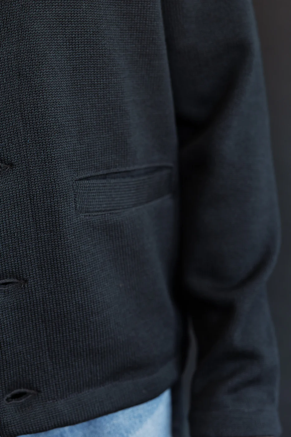 Dant Exclusive Slouchy Cardigan - Black - Image 18