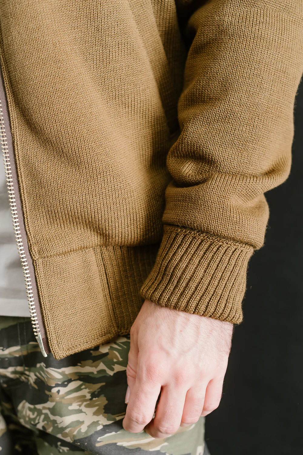 Dant x Dehen - Full Zip Moto Hoodie - Goldmine - Image 19