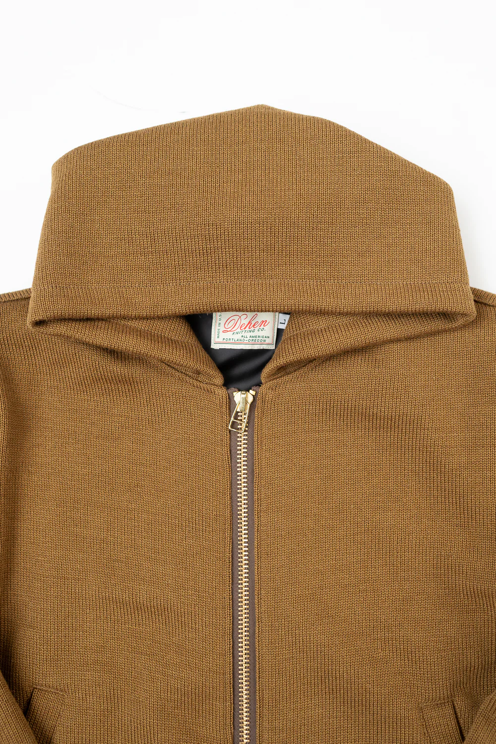 Dant x Dehen - Full Zip Moto Hoodie - Goldmine - Image 2