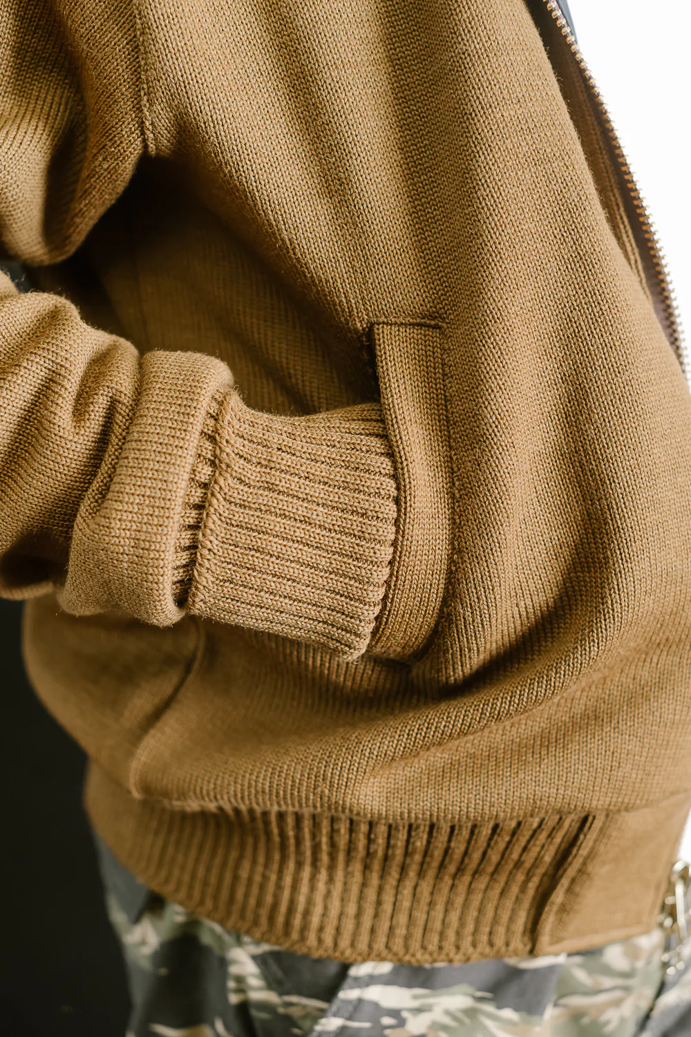 Dant x Dehen - Full Zip Moto Hoodie - Goldmine - Image 22