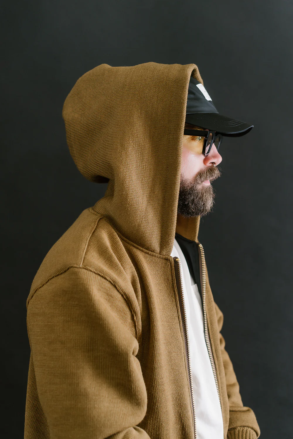 Dant x Dehen - Full Zip Moto Hoodie - Goldmine - Image 25