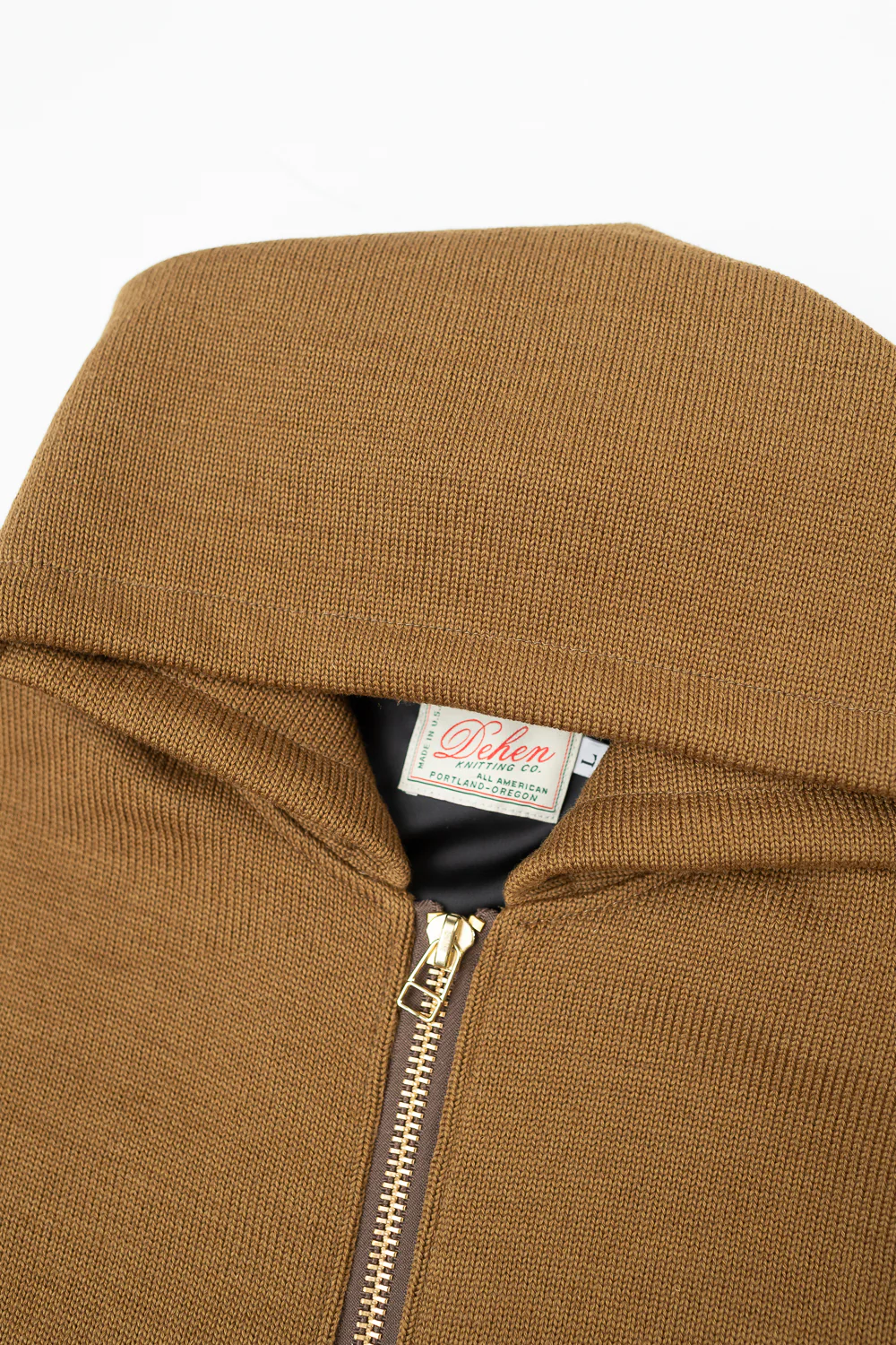 Dant x Dehen - Full Zip Moto Hoodie - Goldmine - Image 3