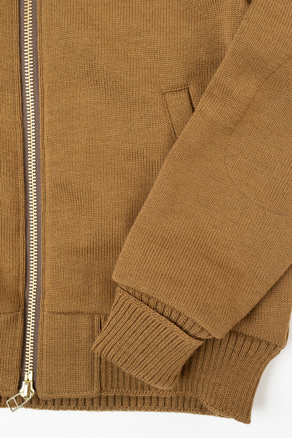 Dant x Dehen - Full Zip Moto Hoodie - Goldmine - Image 4