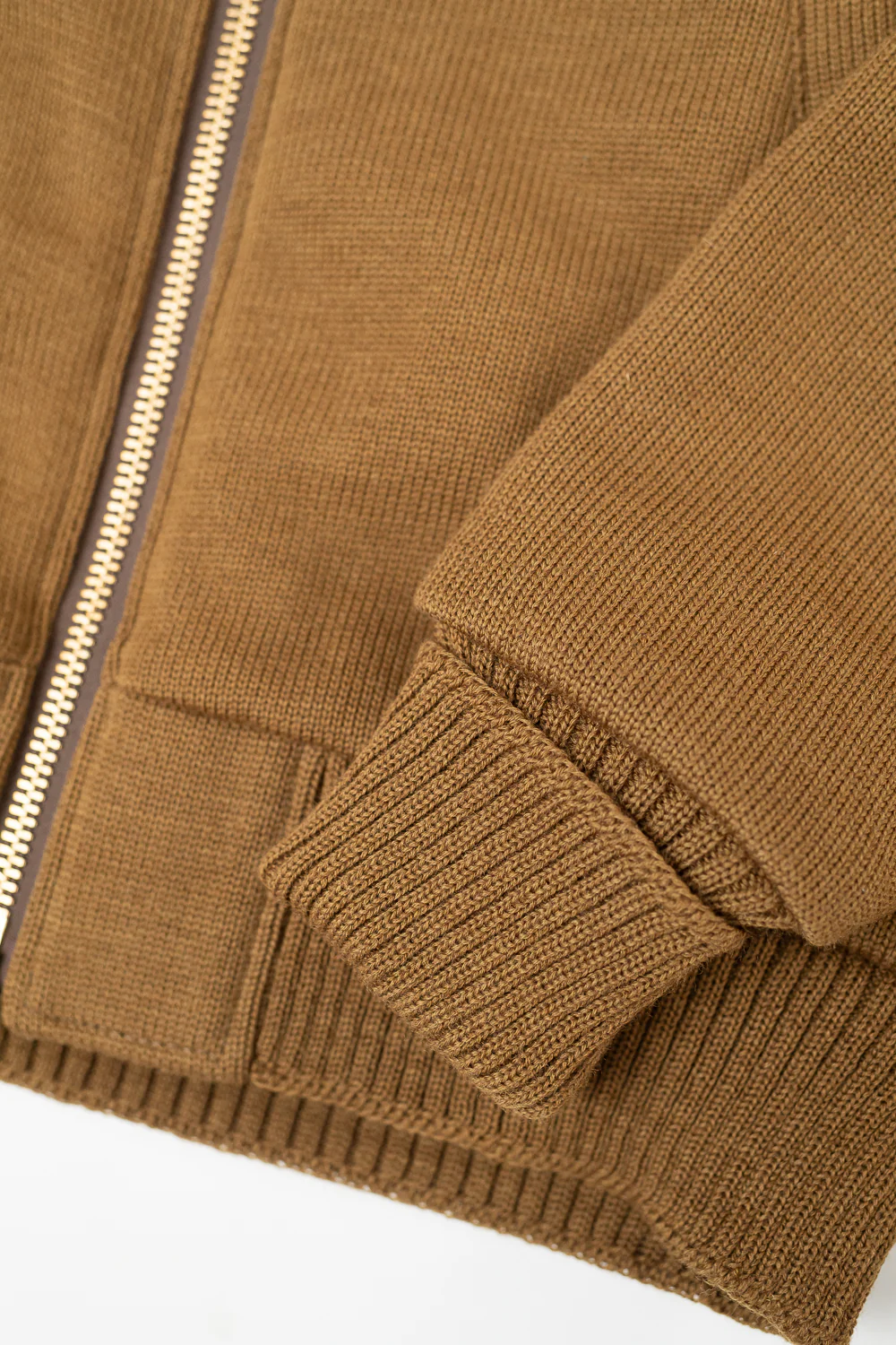 Dant x Dehen - Full Zip Moto Hoodie - Goldmine - Image 5