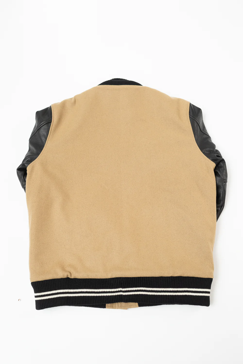 Dant x Dehen - Varsity Jacket - Camel, Black - Image 6
