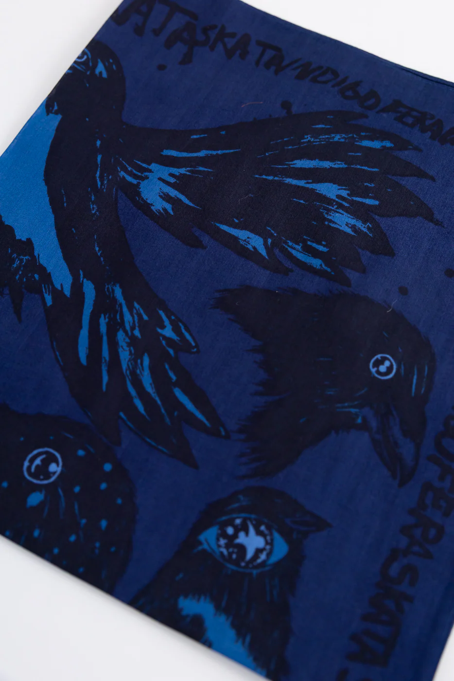 Devil's Bird Bandana Ragnar Persson Collab - Blue, Black - Image 2