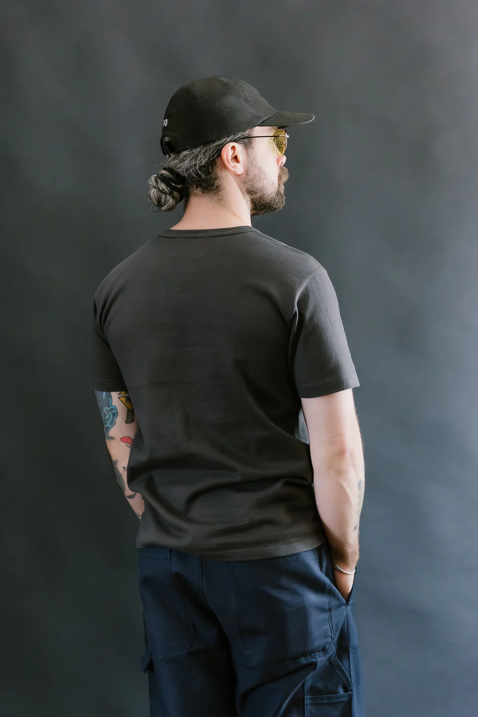 Double Heavyweight Crewneck T-Shirt - Sumi - Image 10