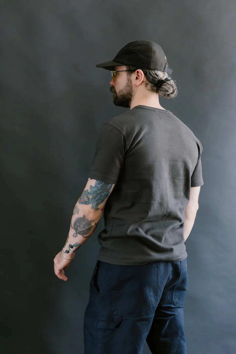 Double Heavyweight Crewneck T-Shirt - Sumi - Image 11