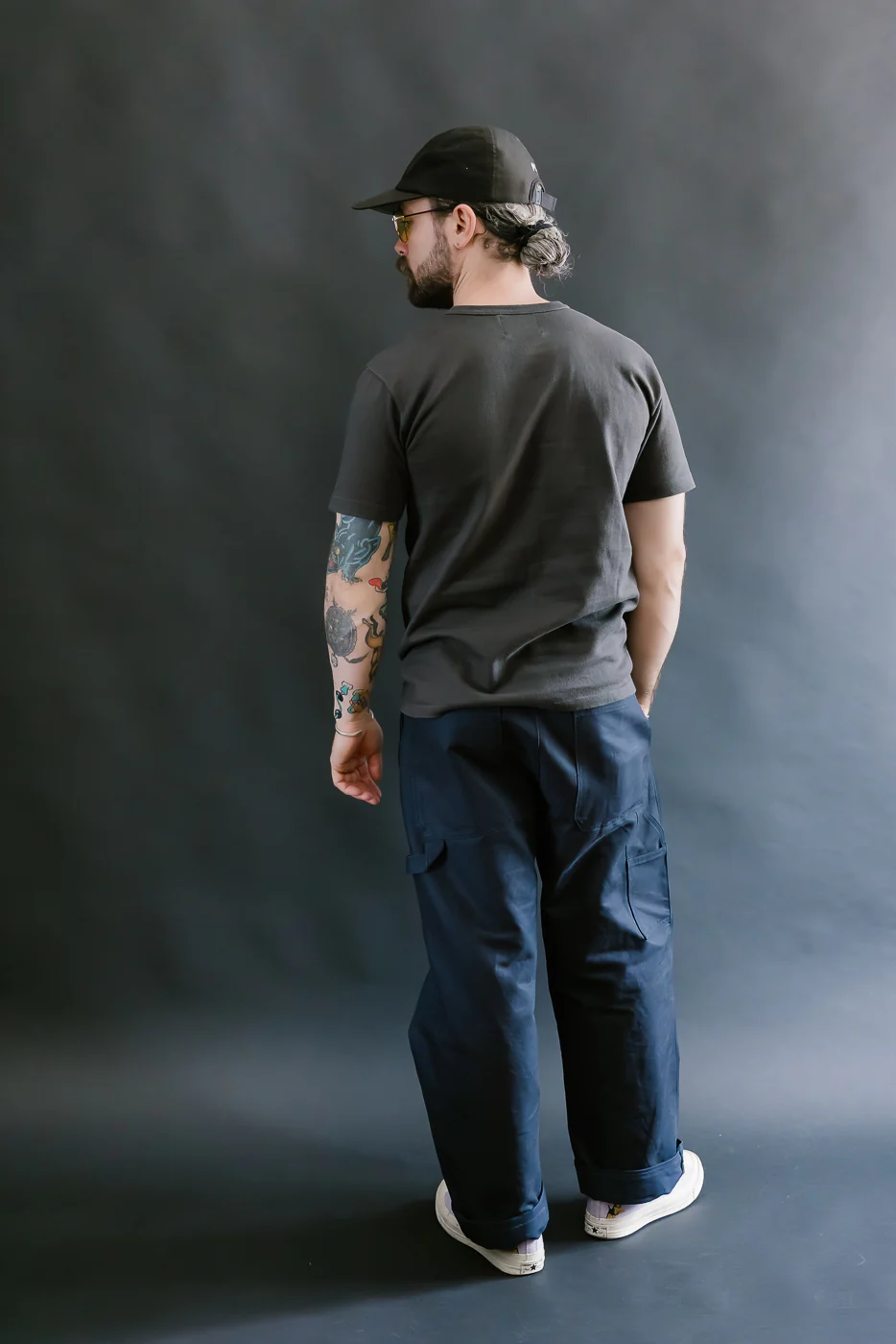 Double Heavyweight Crewneck T-Shirt - Sumi - Image 7