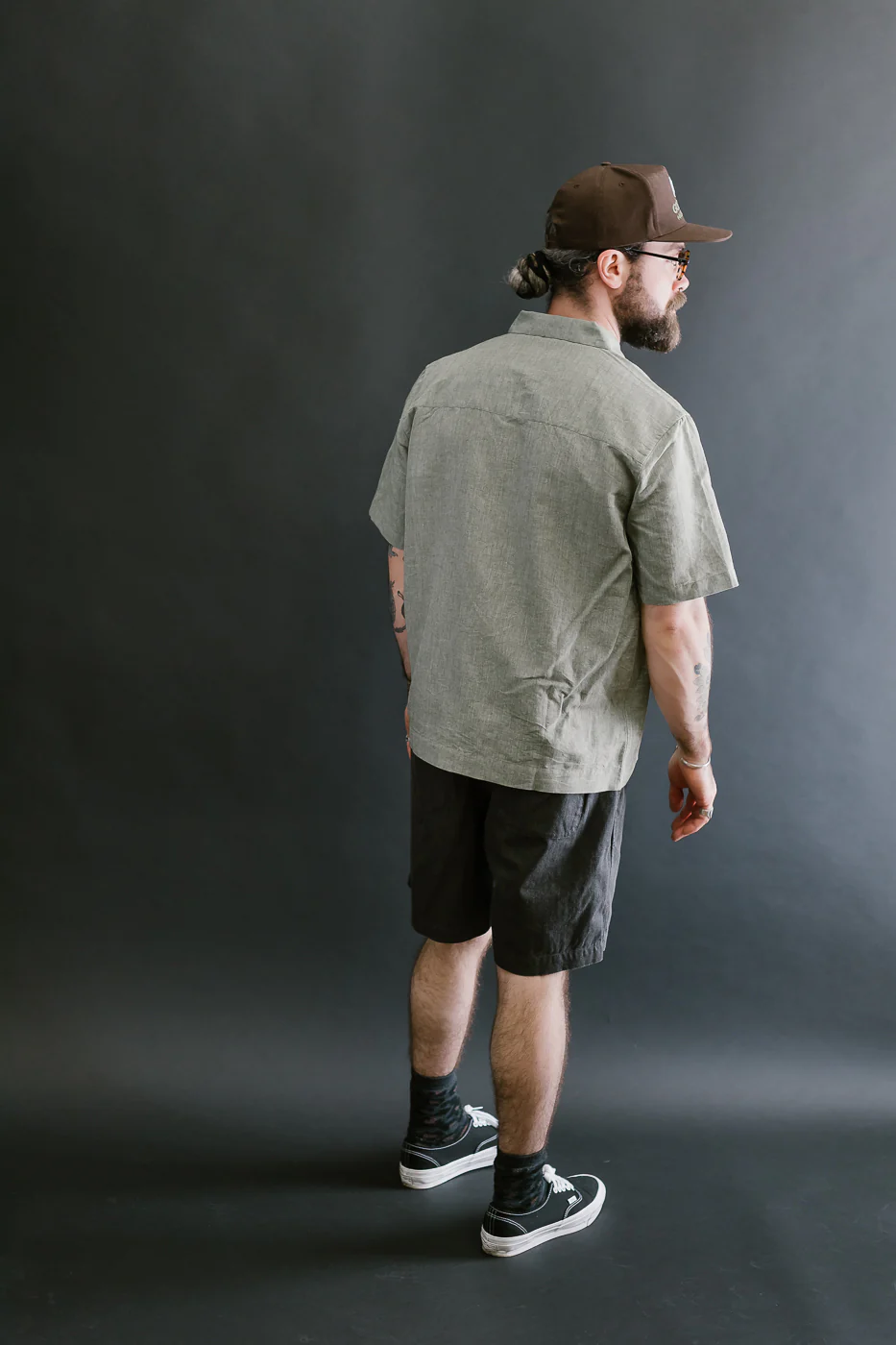Drawstring Shorts HBT - Charcoal - Image 8