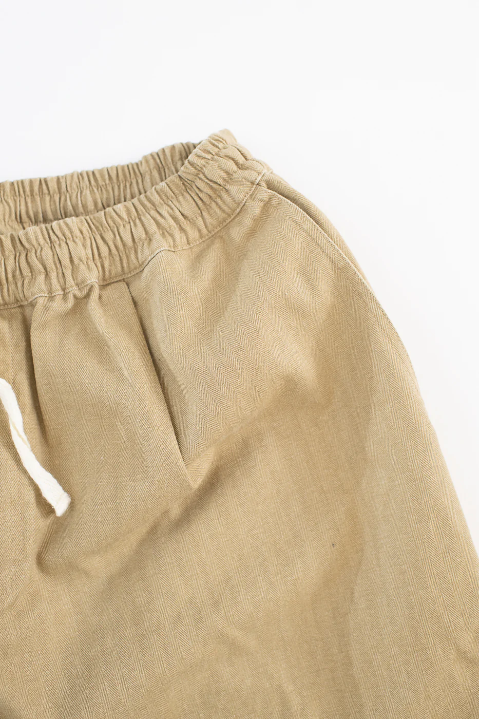 Drawstring Shorts HBT - Sand - Image 3