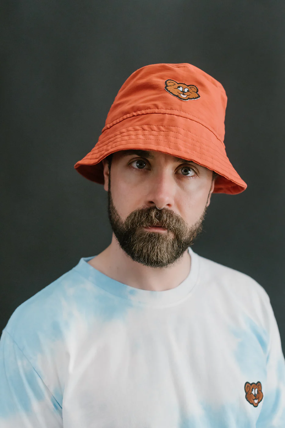 Dream On Dreamer Hat Nylon Shaggy Bear - Reddish - Image 3