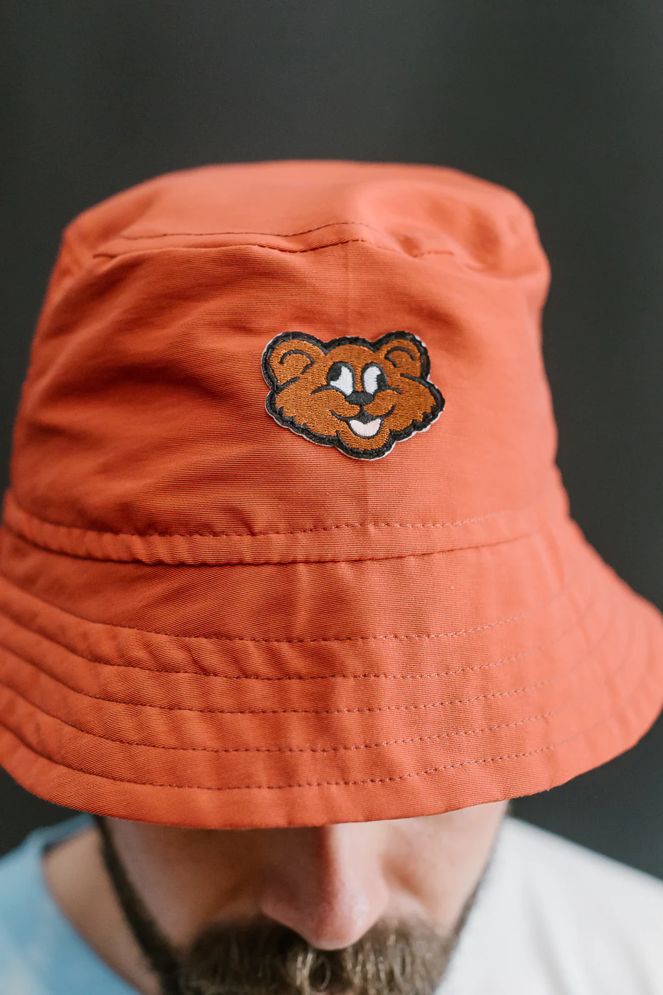 Dream On Dreamer Hat Nylon Shaggy Bear - Reddish - Image 6