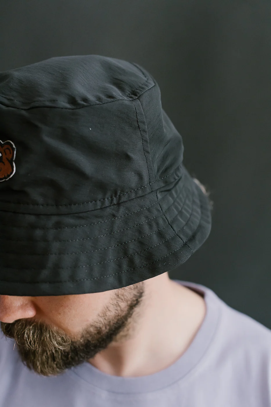 Dream On Dreamer Hat Nylon Shaggy Bear - Black - Image 5
