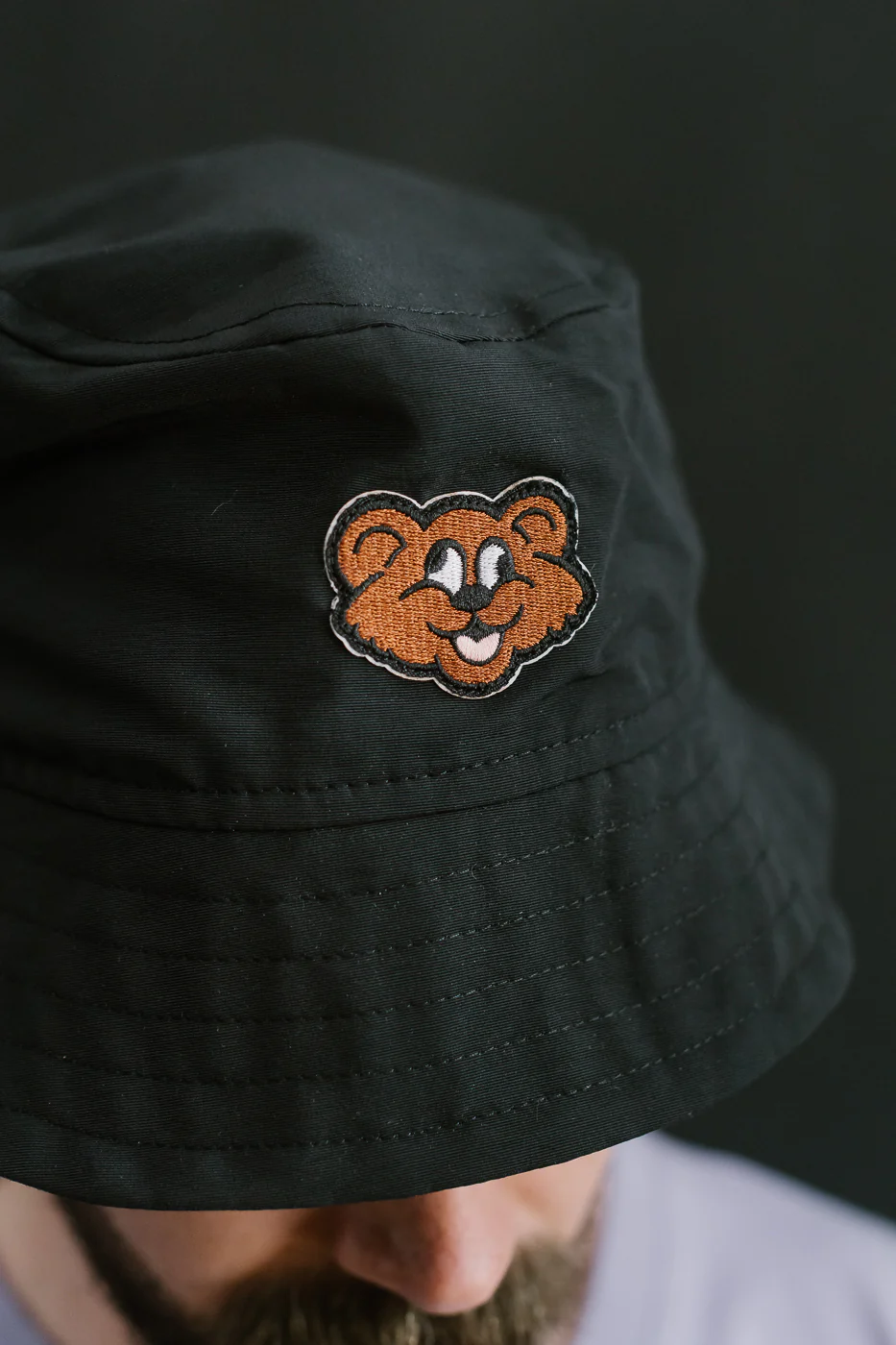 Dream On Dreamer Hat Nylon Shaggy Bear - Black - Image 6