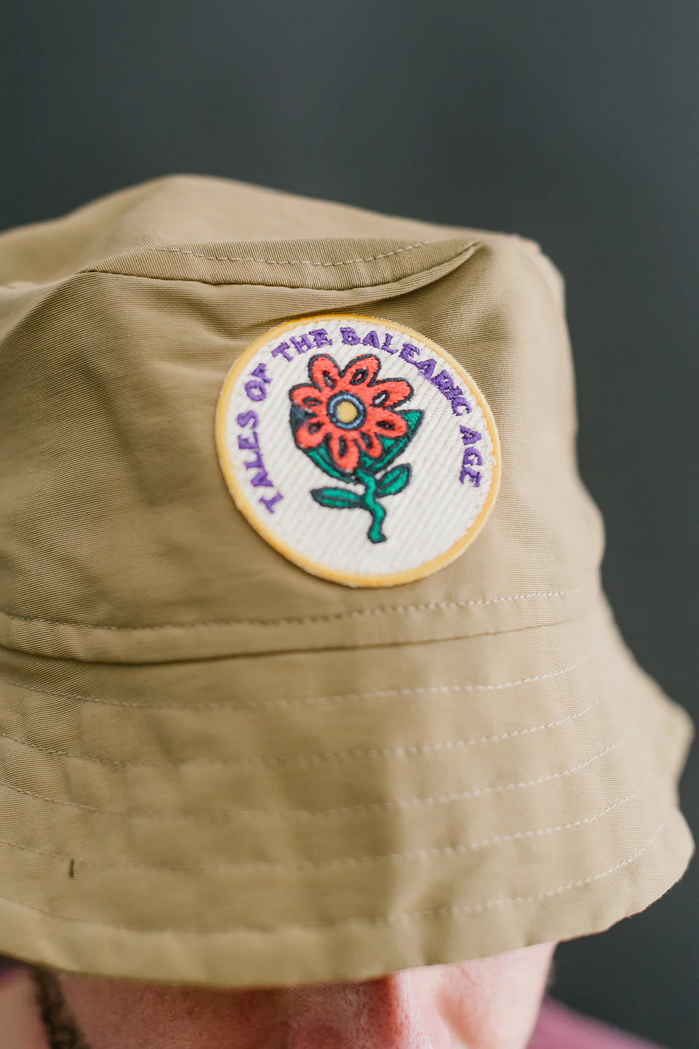 Dream On Dreamer Hat With Patch - Khaki - Image 7