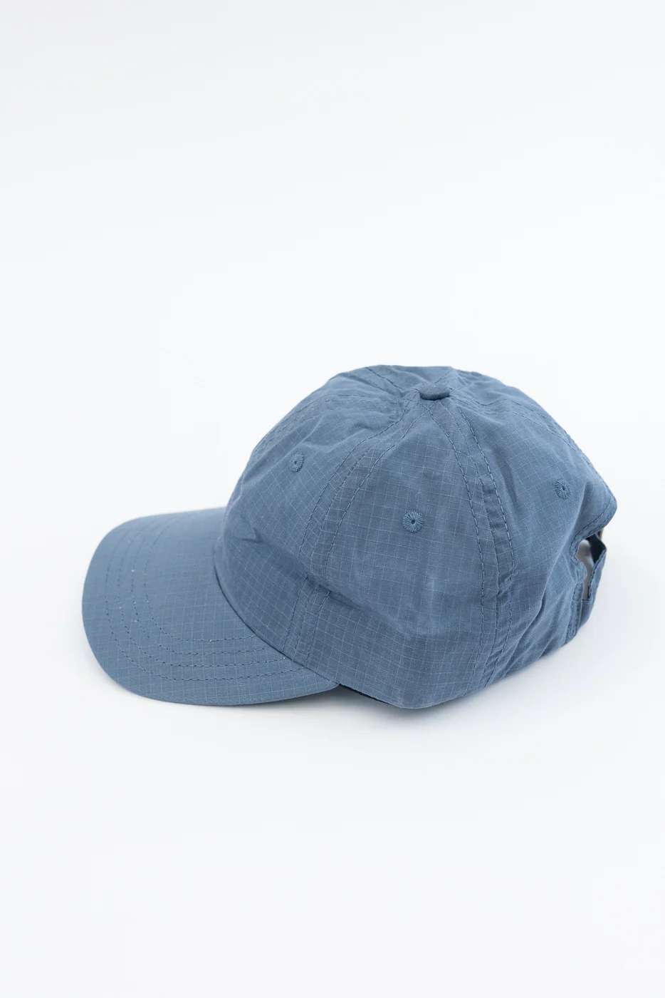 Dry Wax Ripstop Cotton Baseball Hat - Faded Blue - Image 2