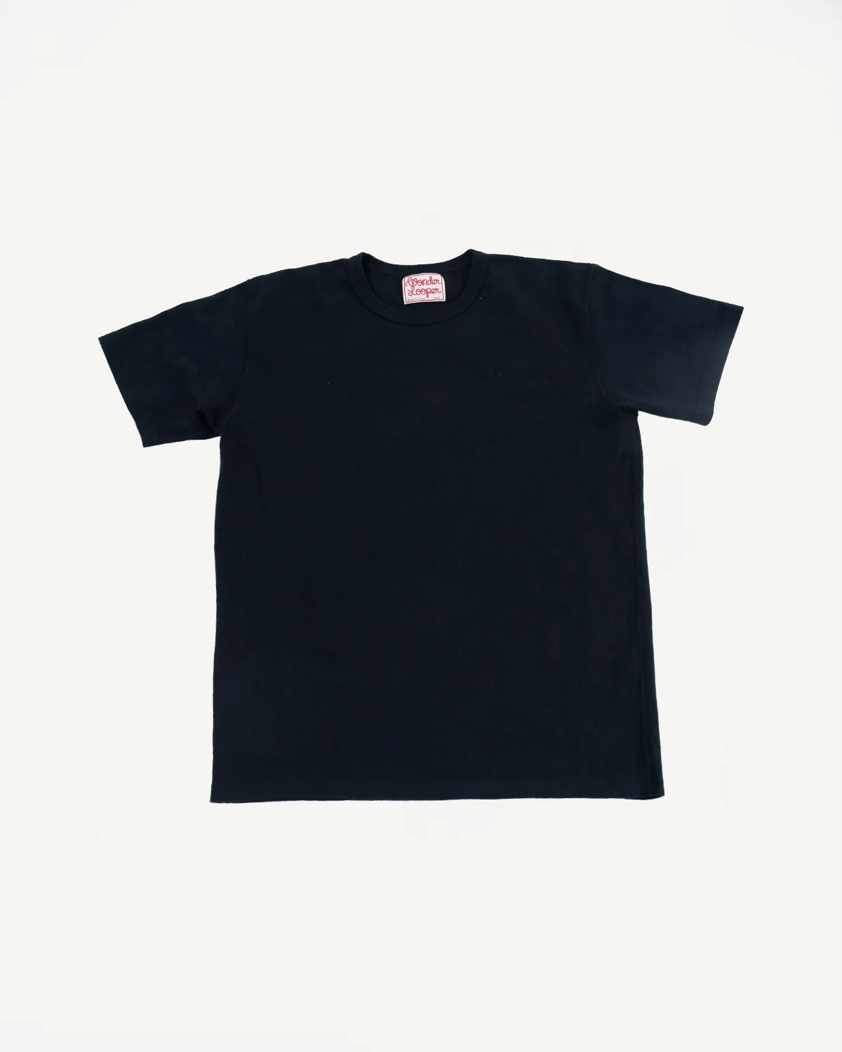 ELS Recycled Cotton Slub Crewneck T-Shirt - Black