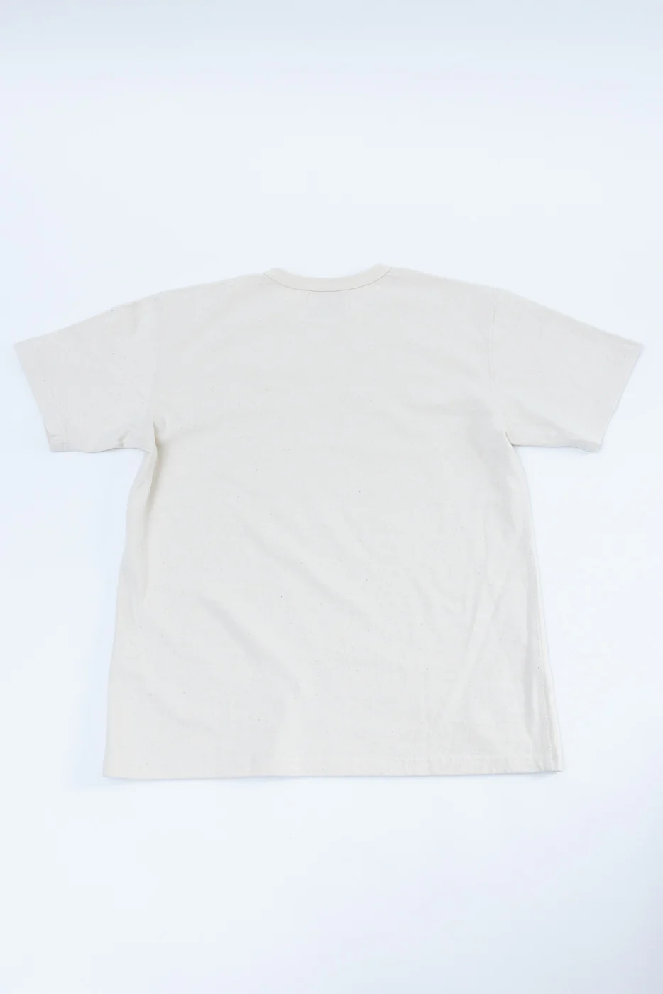 ELS Recycled Cotton Slub Crewneck T-Shirt - Ecru - Image 5