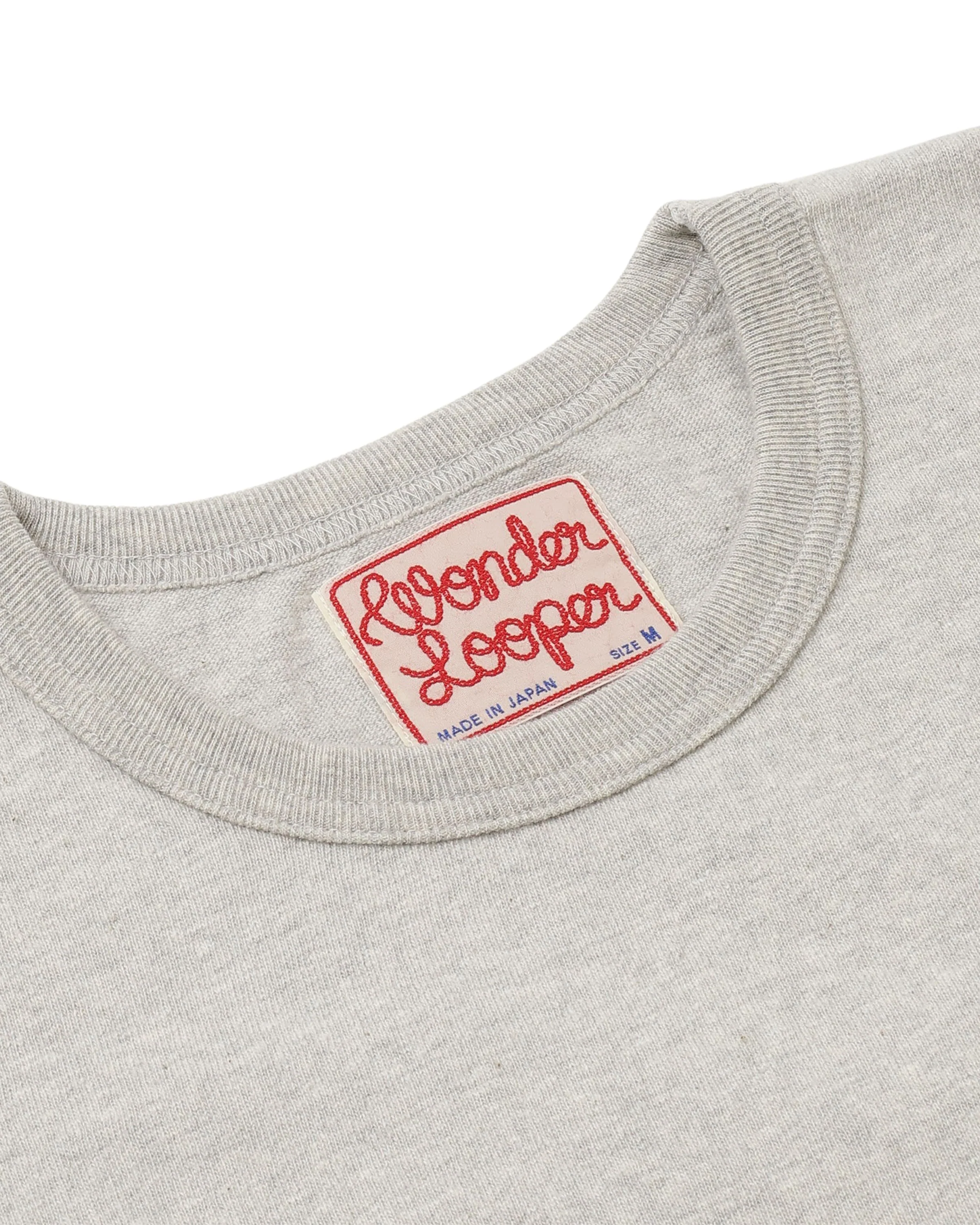 ELS Recycled Cotton Slub Crewneck T-Shirt - Heather Grey - Image 2