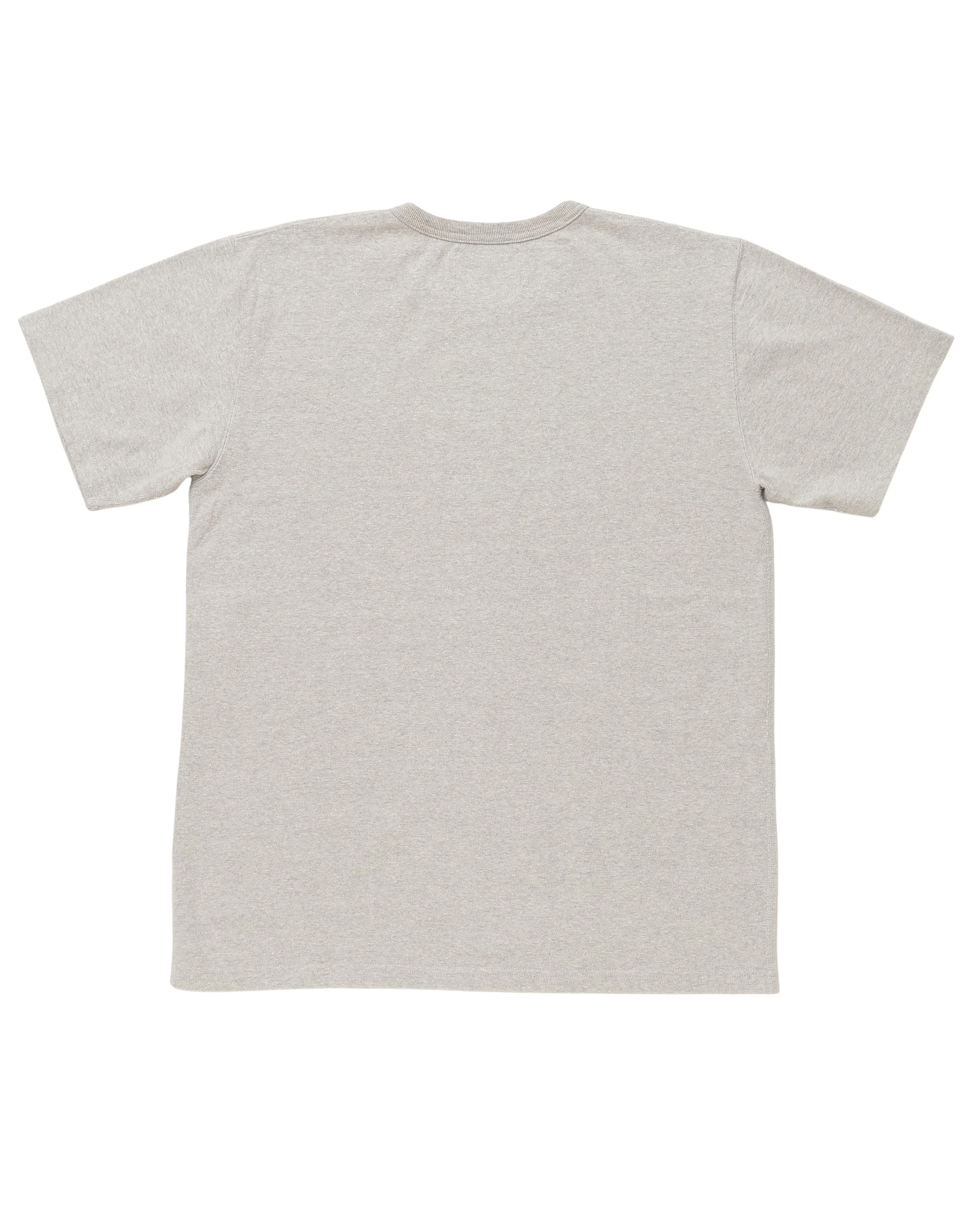 ELS Recycled Cotton Slub Crewneck T-Shirt - Heather Grey - Image 6