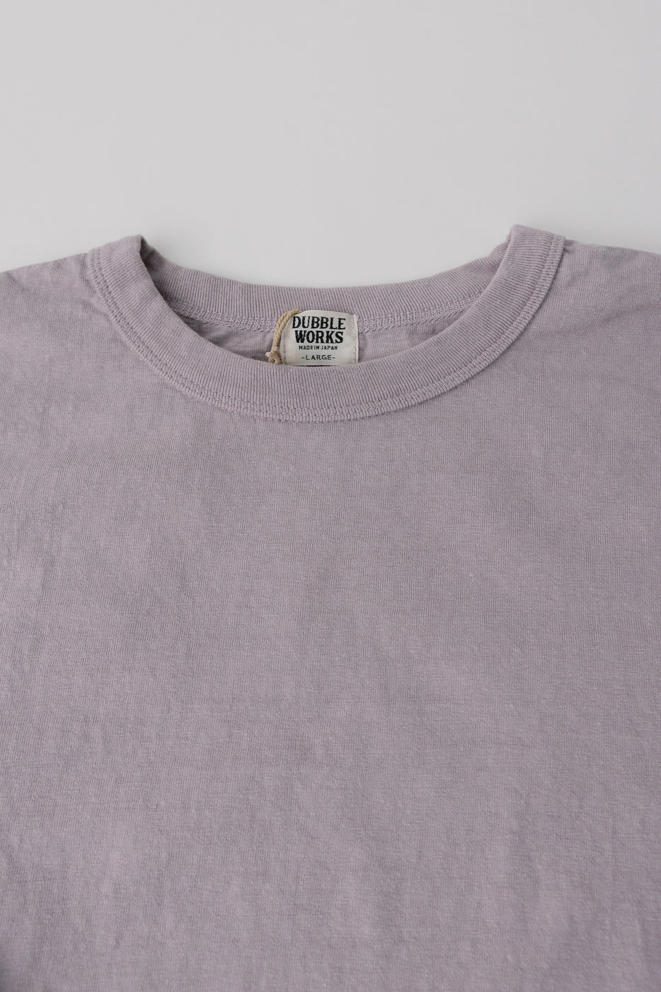 "Fallen Cotton" Midweight Tee Long Sleeve - Lavender - Image 2