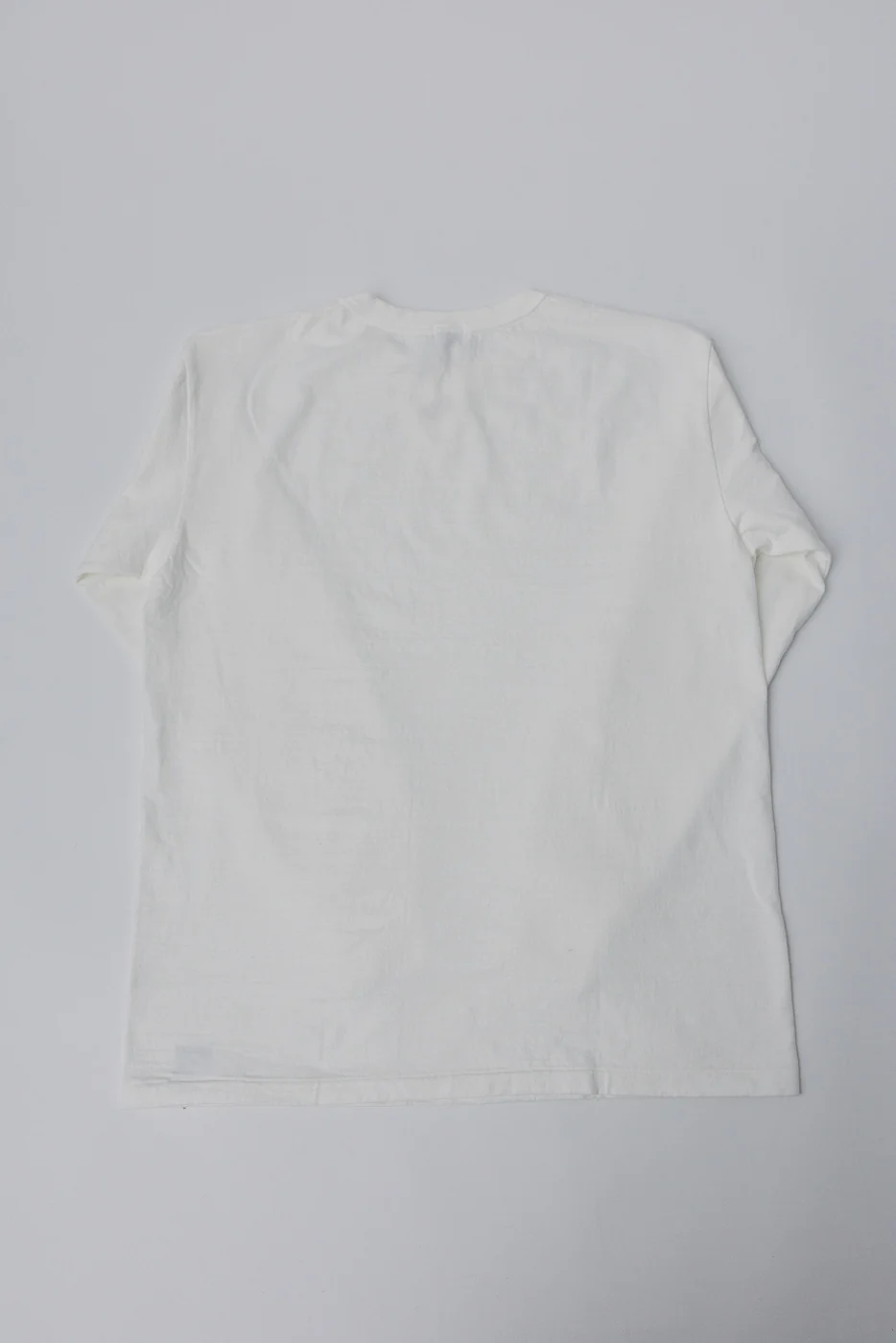 "Fallen Cotton" Midweight Tee Long Sleeve - Off White - Image 4