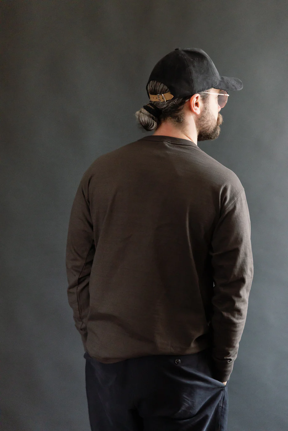 "Fallen Cotton" Midweight Tee Long Sleeve - Sumikuro - Image 10